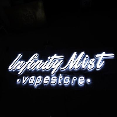 신호 AC110V-240V에 글자를 써넣는 주도하는 아크릴 편지 스테인레스 강을 밝히는 더블 면들