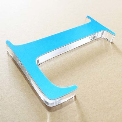 UV 인쇄를 가진 실내 사무실 로고 3D 편지 표시 2mm 아크릴 알파벳