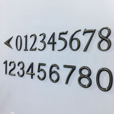 빛을 내는 스테인레스 강 304 금속 어드레스 사인은 탑재를 비틉니다