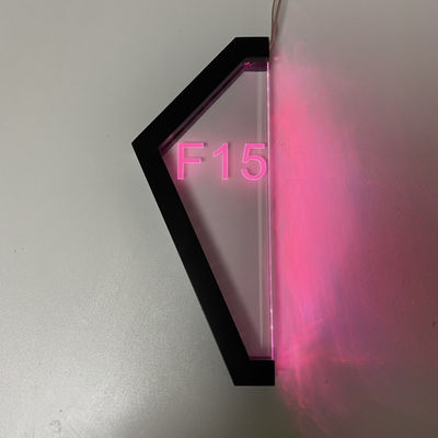 아파트 개별적 도어수 3D RGB RGBW는 주택 징조를 밝힙니다