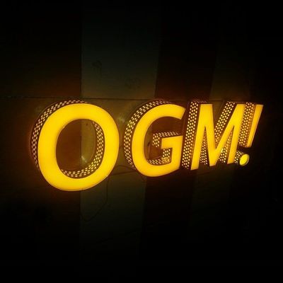 야외 IP65 상점 정면의 간판 앞 밝혀지는 채널 레터