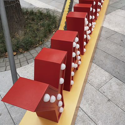 전해도금시키는 야외 빛을 내는 거대기업 차양 서한 빛