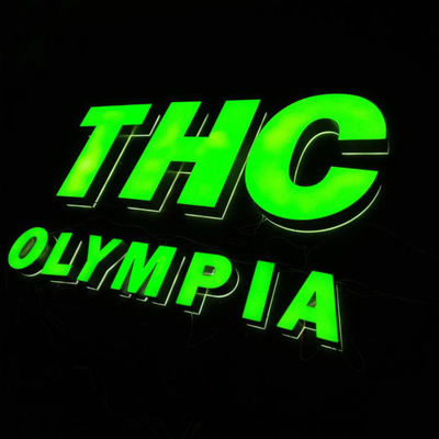 000 시간 수명 LED 간판 채널 문자 간판 고휘도 내구성 날씨 저항 상업 광고 디스플레이