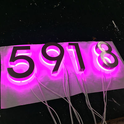 304 스테인리스 옥외 지도된 ​​수 표시는 솔 RGB 빛 수