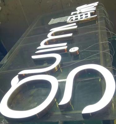 오래간 고체 아크릴 3d 서한 신호 3 밀리미터 6500k 주도하는 채널