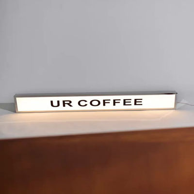 스테인레스 강 편면 라이트 박스 신호 3D 간판 옥외 광고