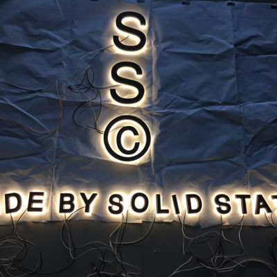 야외 알파벳은 서한 빛 간판 원광 밝혀지는 징조 서한을 이끌었습니다