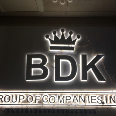 야외 알파벳은 서한 빛 간판 원광 밝혀지는 징조 서한을 이끌었습니다