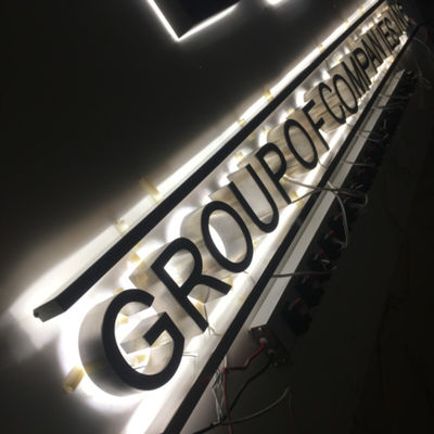 야외 알파벳은 서한 빛 간판 원광 밝혀지는 징조 서한을 이끌었습니다