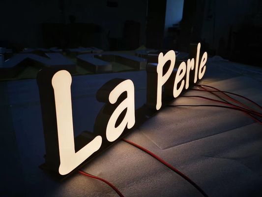 금속 가공 채널 레터 징조 3D LED 라이트 박스 징조